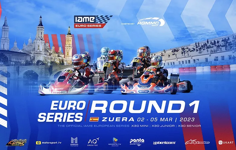 IAME Euro Series 2023 – Round 1 Zuera Sunday live stream