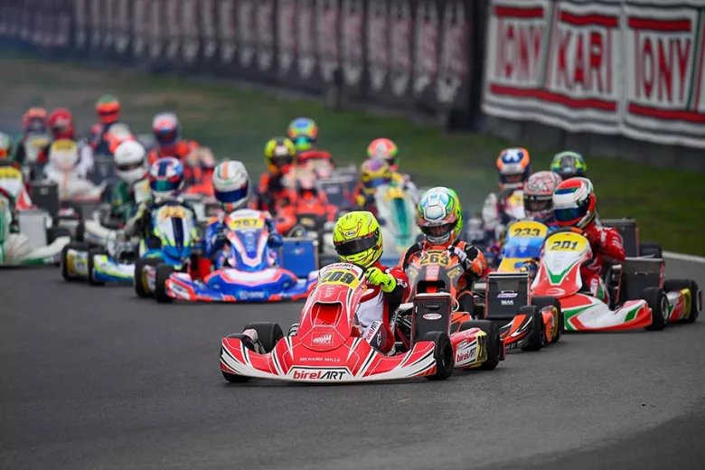 Les vainqueurs de la deuxième manche de la WSK Super Master Series