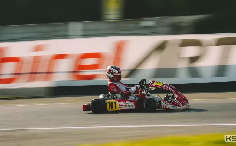 Birel ART on top of KZ2 at Lonato