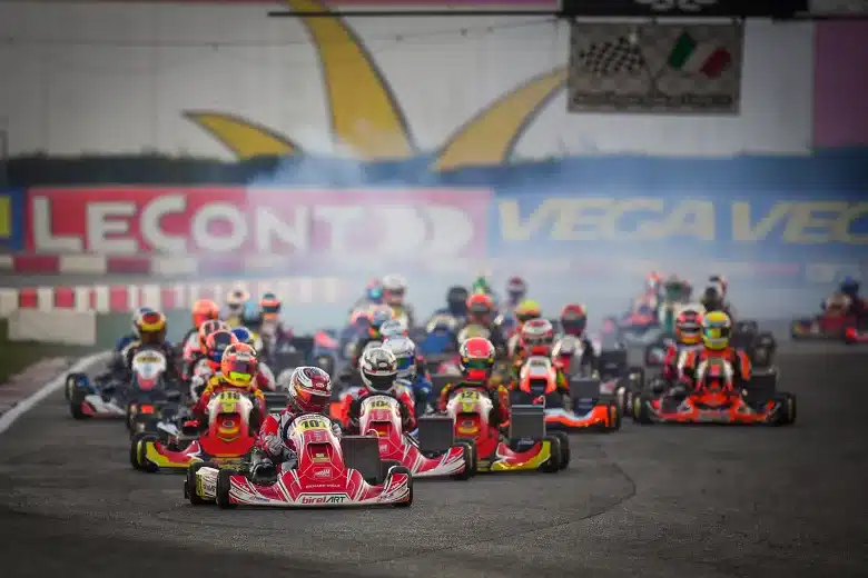 Les vainqueurs de la première manche de la WSK Final Cup à Lonato