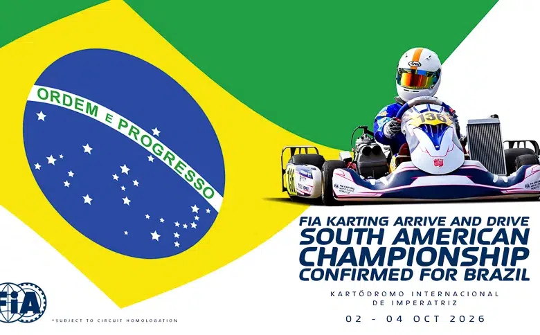 Calendrier FIA Karting Arrive and Drive 2026 mis à jour