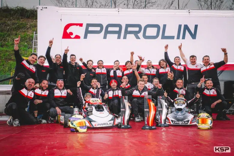 Multiples titres et podiums en WSK pour Parolin