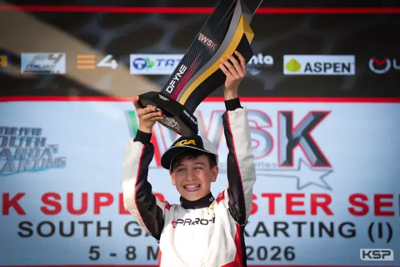 WSK Super Master Series : Victoire de Frigerio en Finale Mini GR3 et spectaculaire remontée de Godschalk