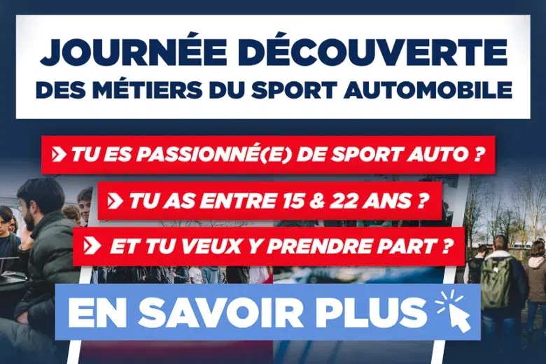 2e édition de la Journée Découverte des Métiers du Sport Automobile au Mans