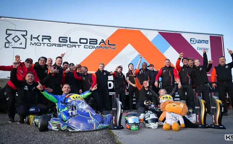 Déjà un titre en WSK pour KR, bien placé dans toutes les catégories