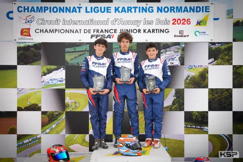Junior Karting Aunay : Deresnes remporte la finale devant Moulin et Limousin