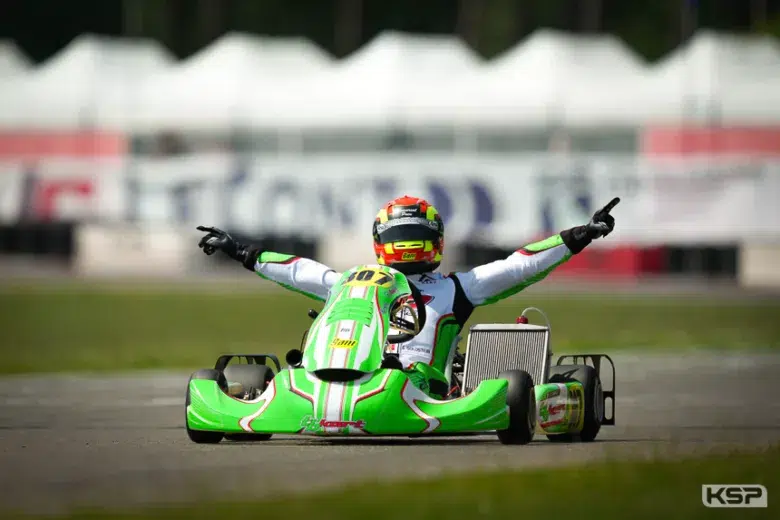 Championnat d’Europe FIA Karting : Le régional de l’étape Goldstein s’impose en KZ2