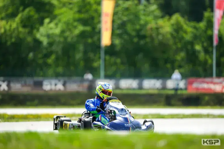 Championnat d’Europe FIA Karting : Lehouck en pole pour la finale KZ2