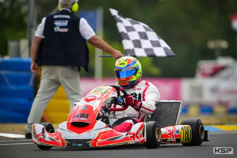 Ludovic Badey, vainqueur et Champion KZ2 Gentleman