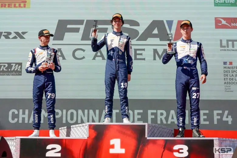 F4 Academy : A Magny-Cours, Guillaume Bouzar remporte une 5e victoire